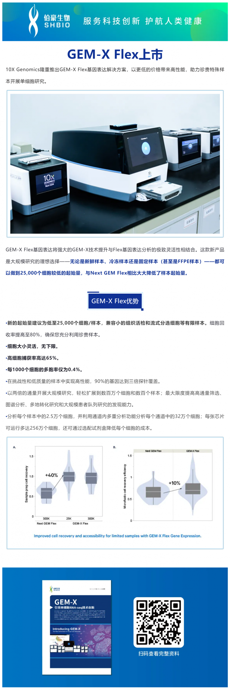 低至 25000 個細(xì)胞起始量的單細(xì)胞基因表達(dá)解決方案來了 | GEM-X Flex 上市